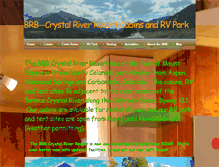 Tablet Screenshot of brbcrystalriverresort.com